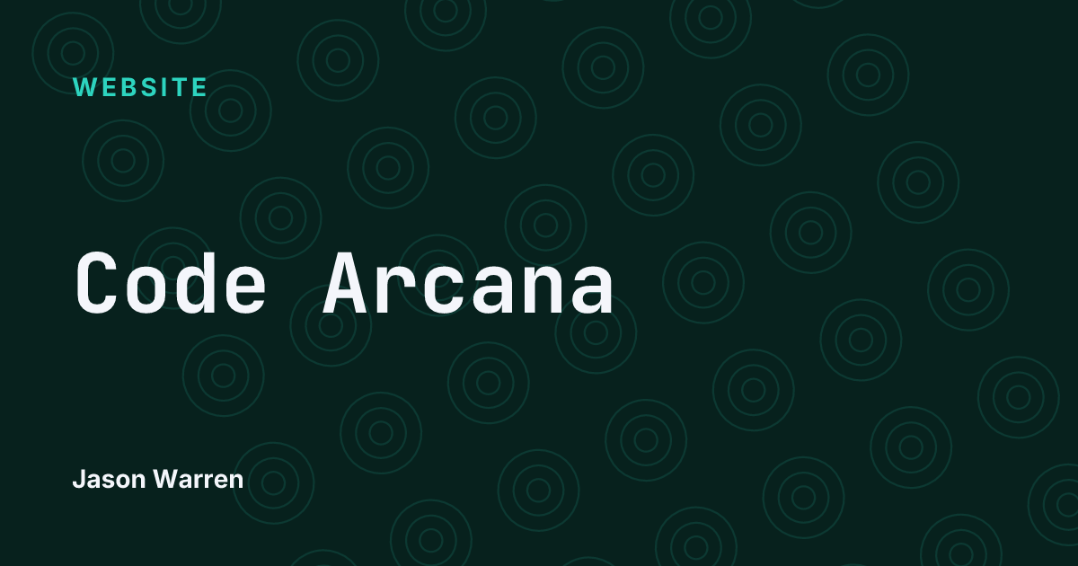 Code Arcana social card