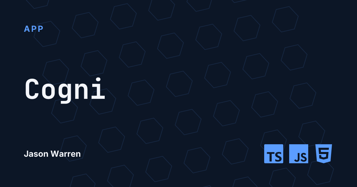 Cogni social card