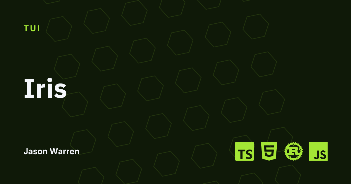 Iris social card