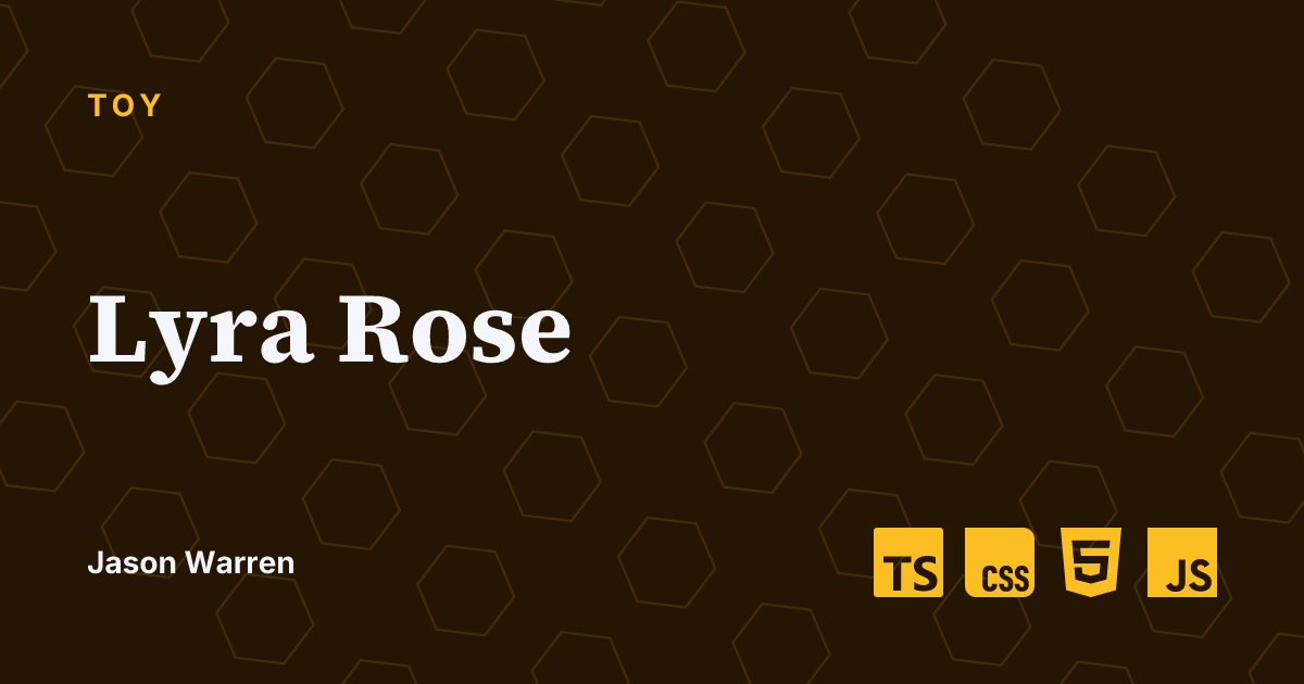 Lyra Rose social card